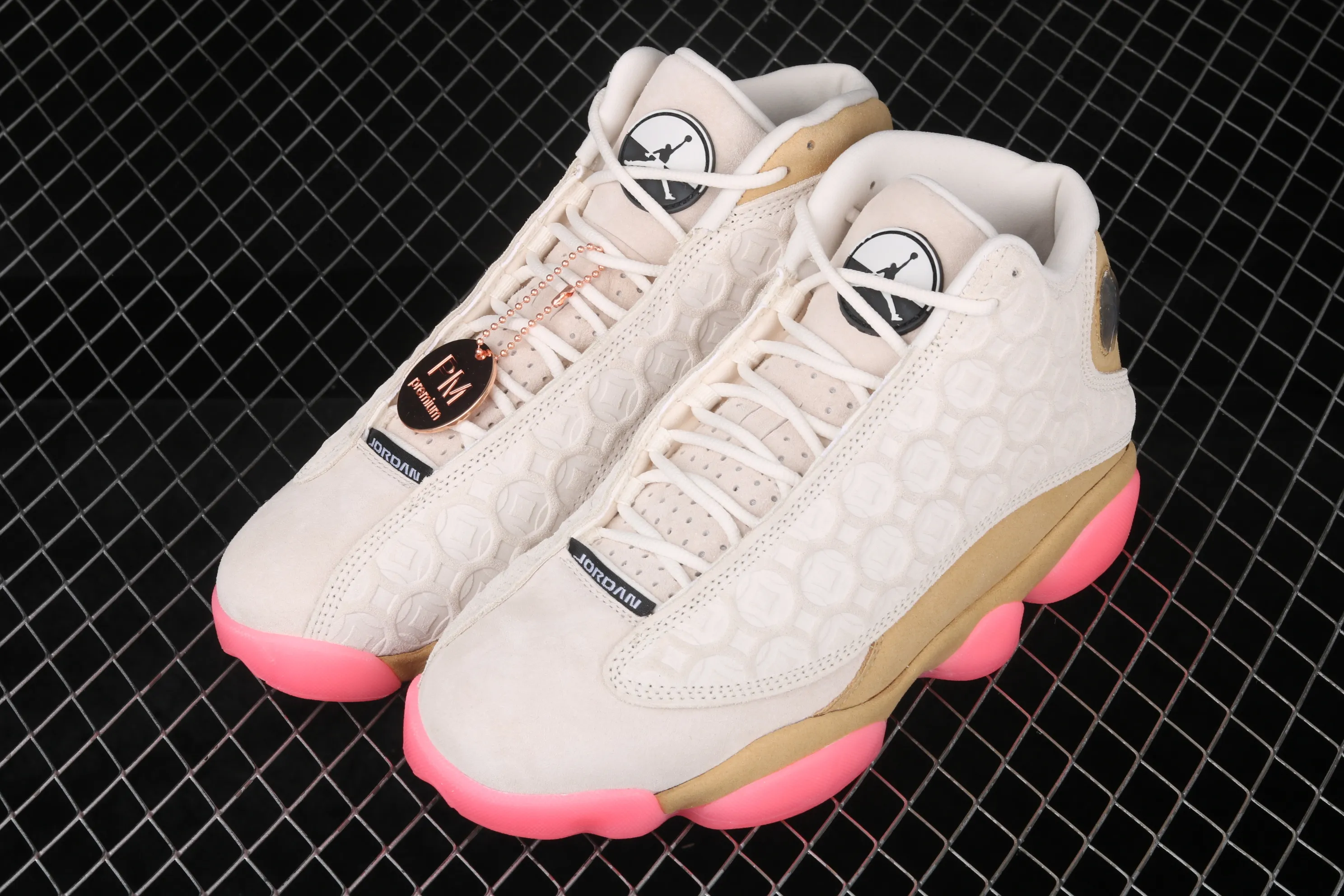 All categories Air Jordan Jordan series basketball shoes Air Jordan 13 Air Jordan 13 RETRO CNY AJ13 Joe 13 celebrates the Chinese New Year Copper Coin White Yellow Pink CW4409-100